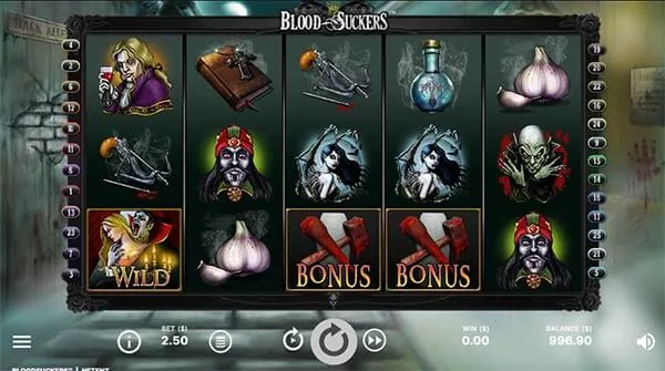 สล็อตออนไลน์ ธีมสล็อต ความหลากหลายที่น่าติดตามของเกมสล็อต ตัวอย่างสล็อตธีมสยองขวัญ เกมสล็อต blood suckers