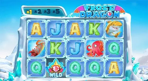 สล็อตออนไลน์ ธีมสล็อต ความหลากหลายที่น่าติดตามของเกมสล็อต ตัวอย่างสล็อตธีมยุคน้ำแข็ง เกมสล็อต frost dragon