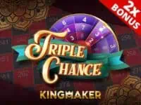 kingmaker เจ้าของเกม ไฮโลไทย น้ำเต้าปูปลา ป๊อกเด้ง เก้าเก ไพ่แคง triple chance เกมสล็อตค่าย kingmaker ทดลองเล่นฟรี